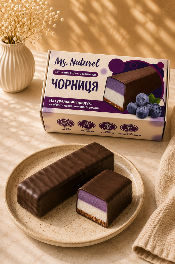 Батончик-сирок чорниця