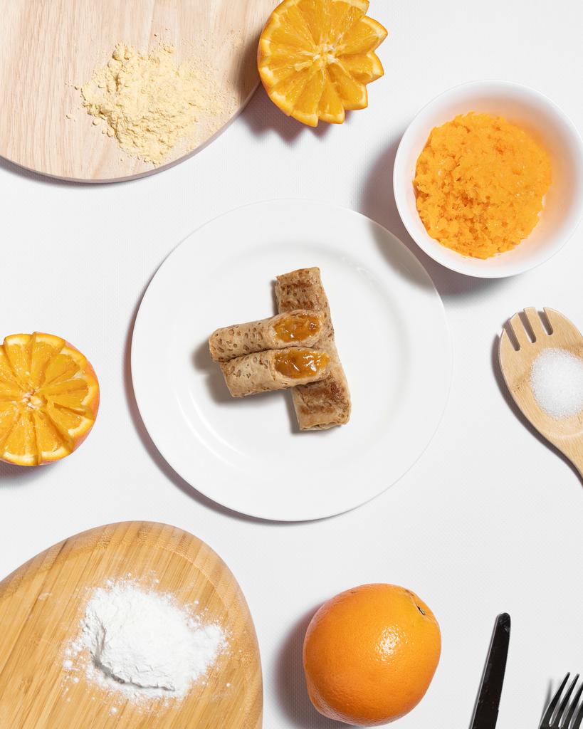 Безглютенові млинці з апельсином