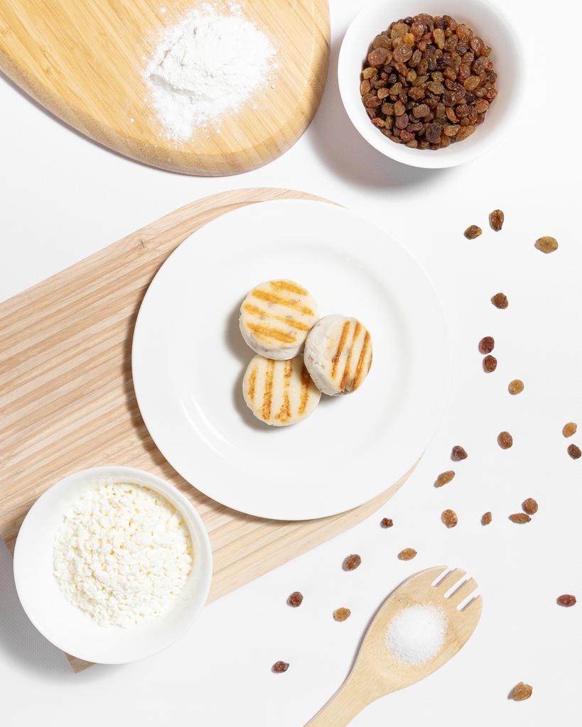 Сирники безлактозні з родзинками