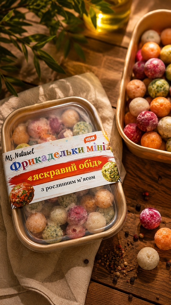 Фрикадельки міні з рослинним м'ясом