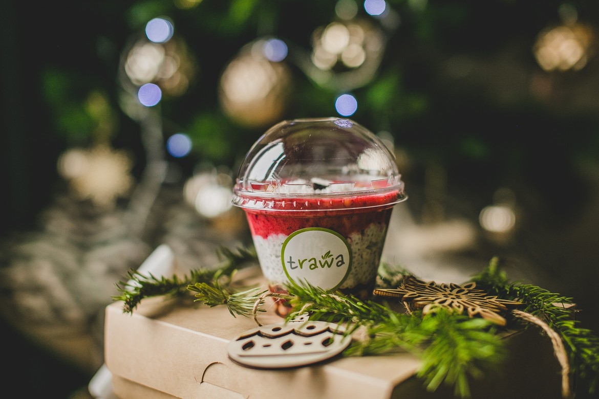 Чіа-пудинг "Журавлинний"