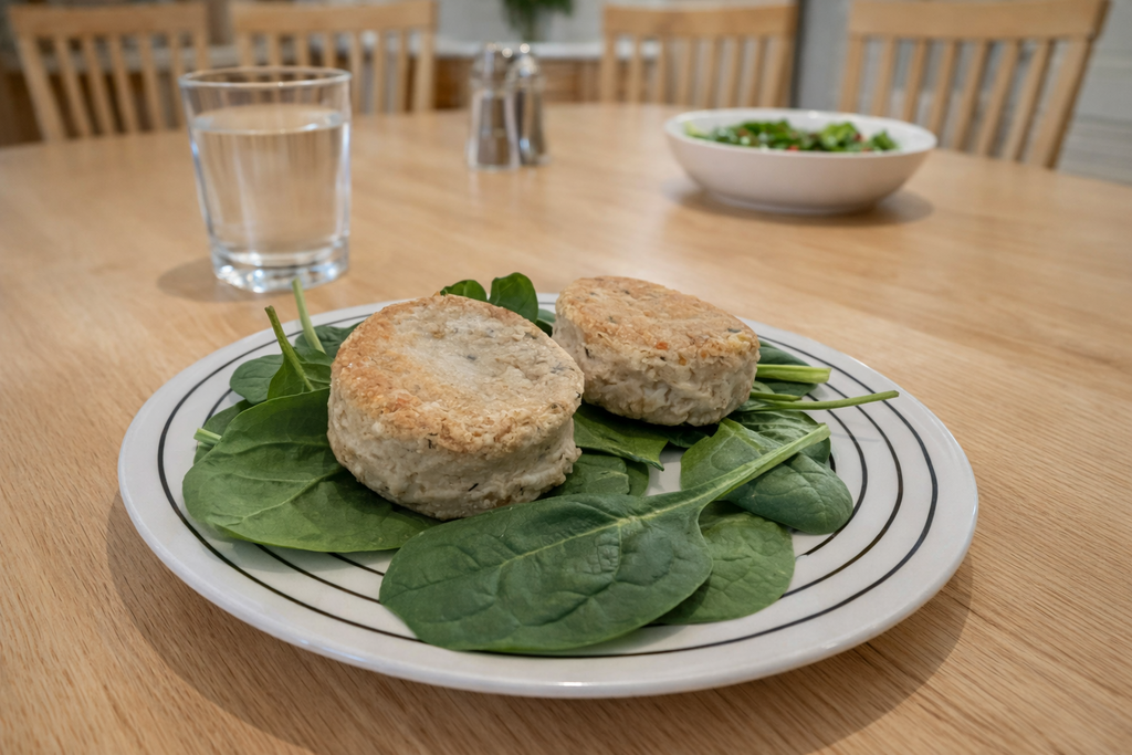 Нутові биточки з моцарелою