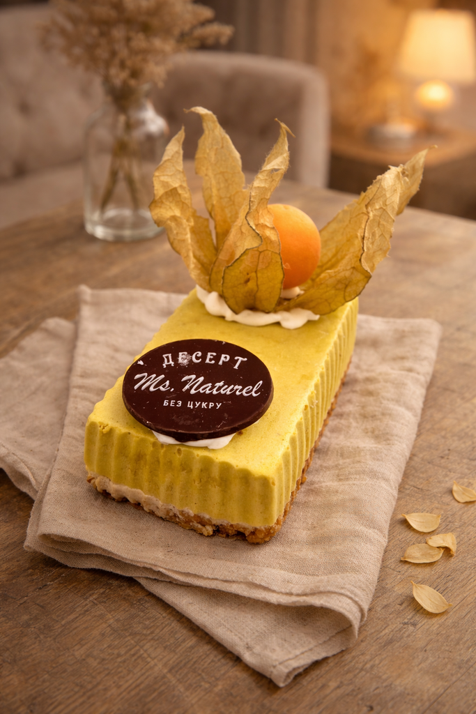 Тістечко манго-абрикос