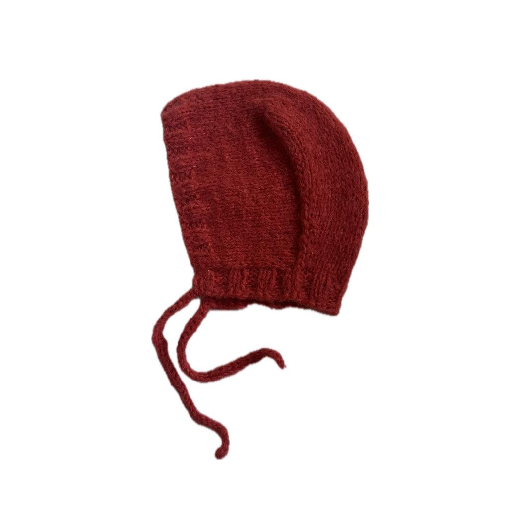 чепчик из альпаки на шелке №22