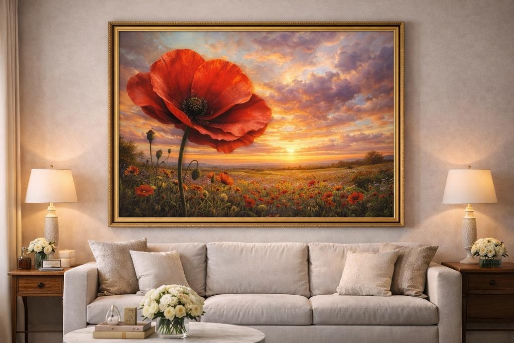 Закат над степью