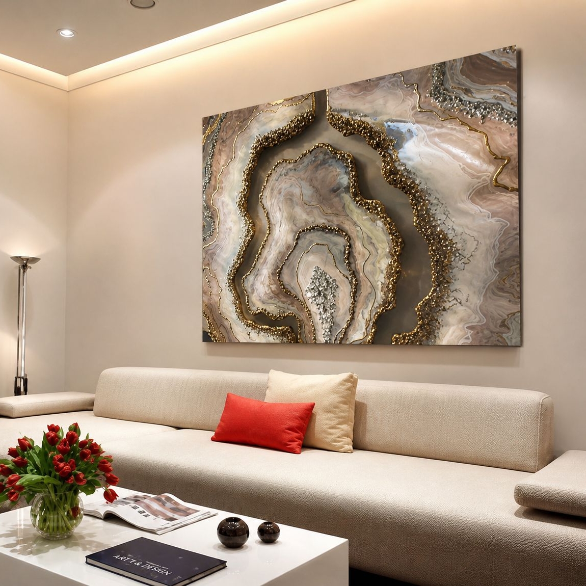Интерьерная картина Песчаные слои