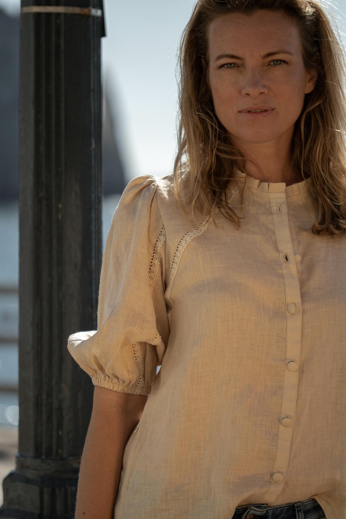 린넨 셔츠 OCEANIE