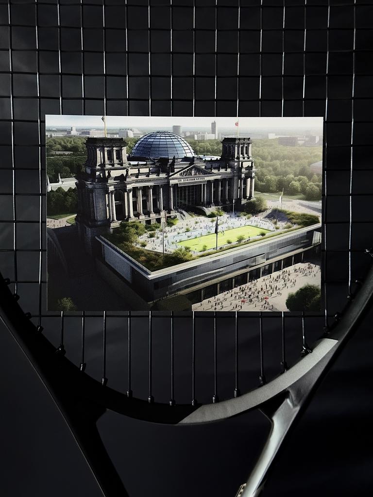 POSTCARD German Edition BUNDESTAG motive