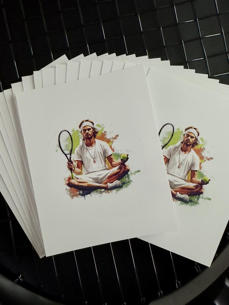 TENNIS BALANCE LOGO STICKER