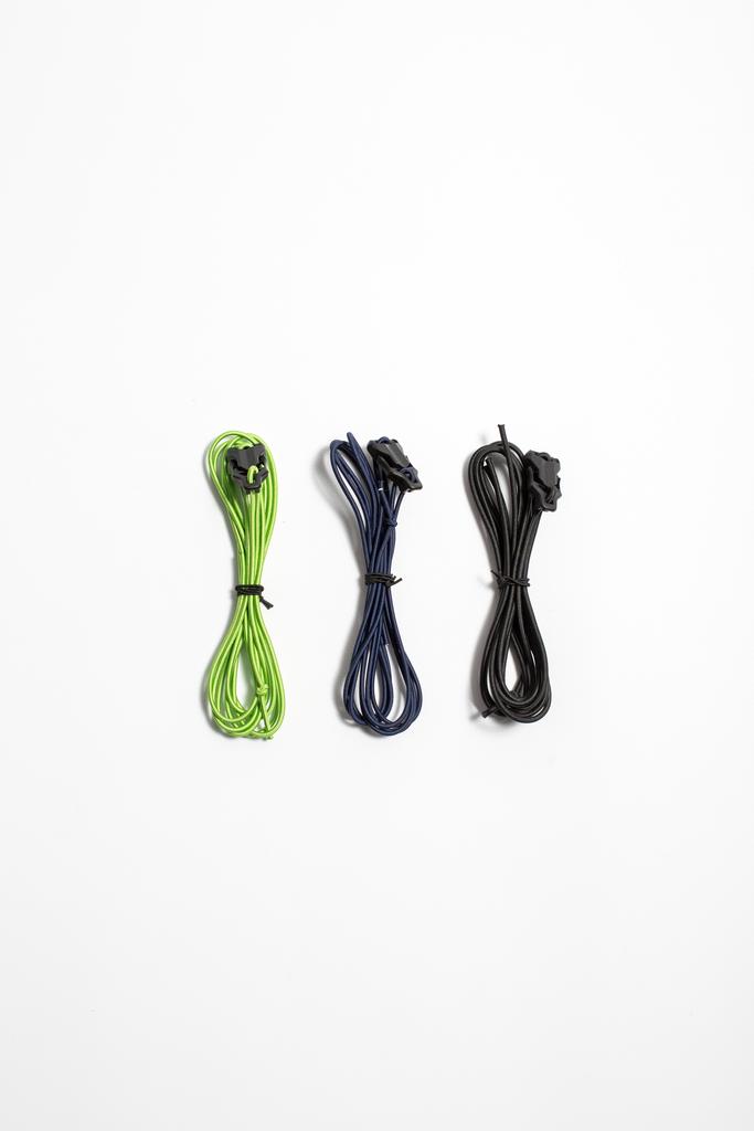 Additional Elastic Band Set Black-Blue-Green