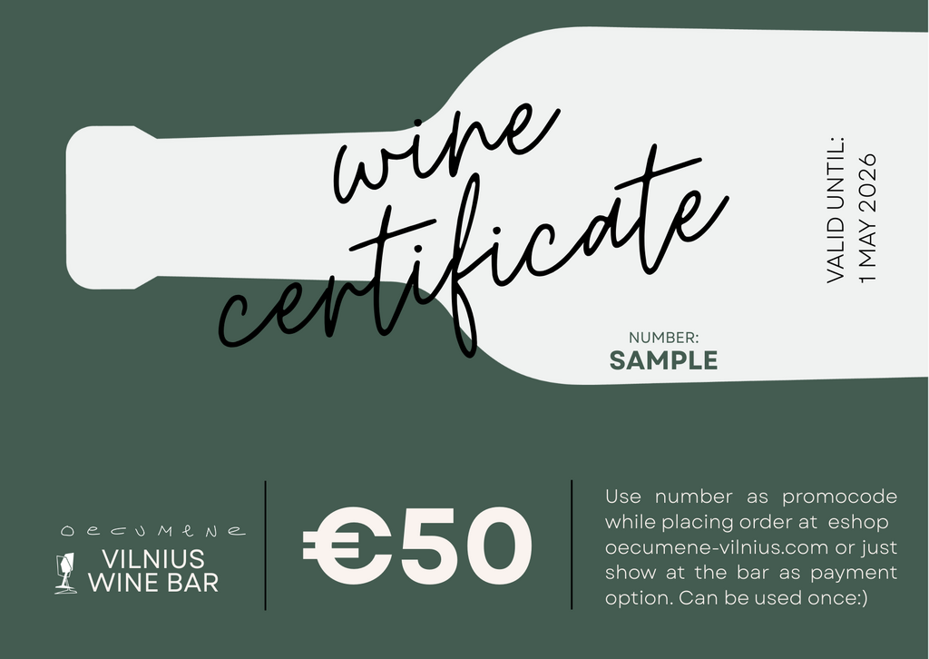 Gift Certificate - 50 euro