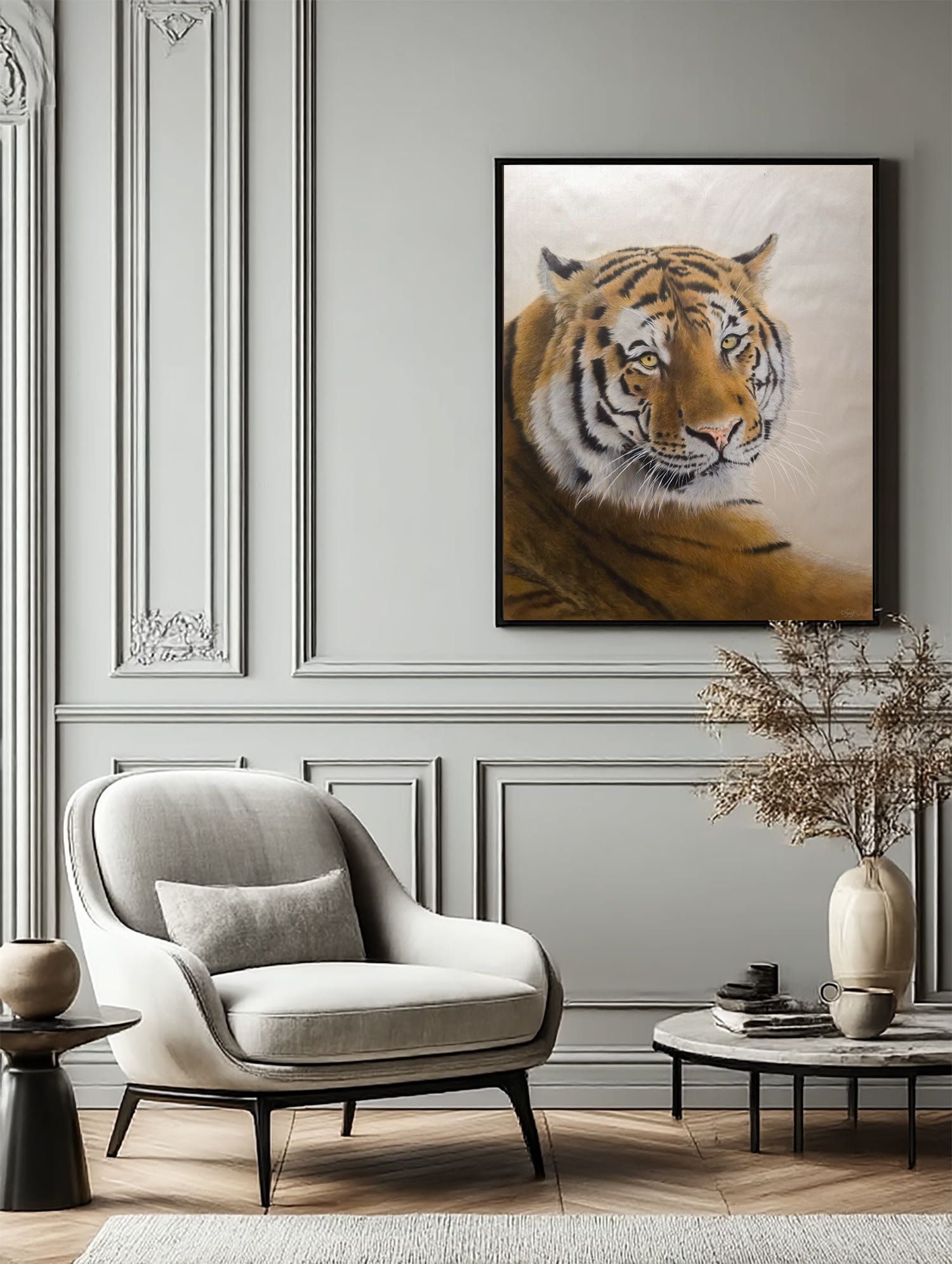 Eyes of the Eternal – Silk painting