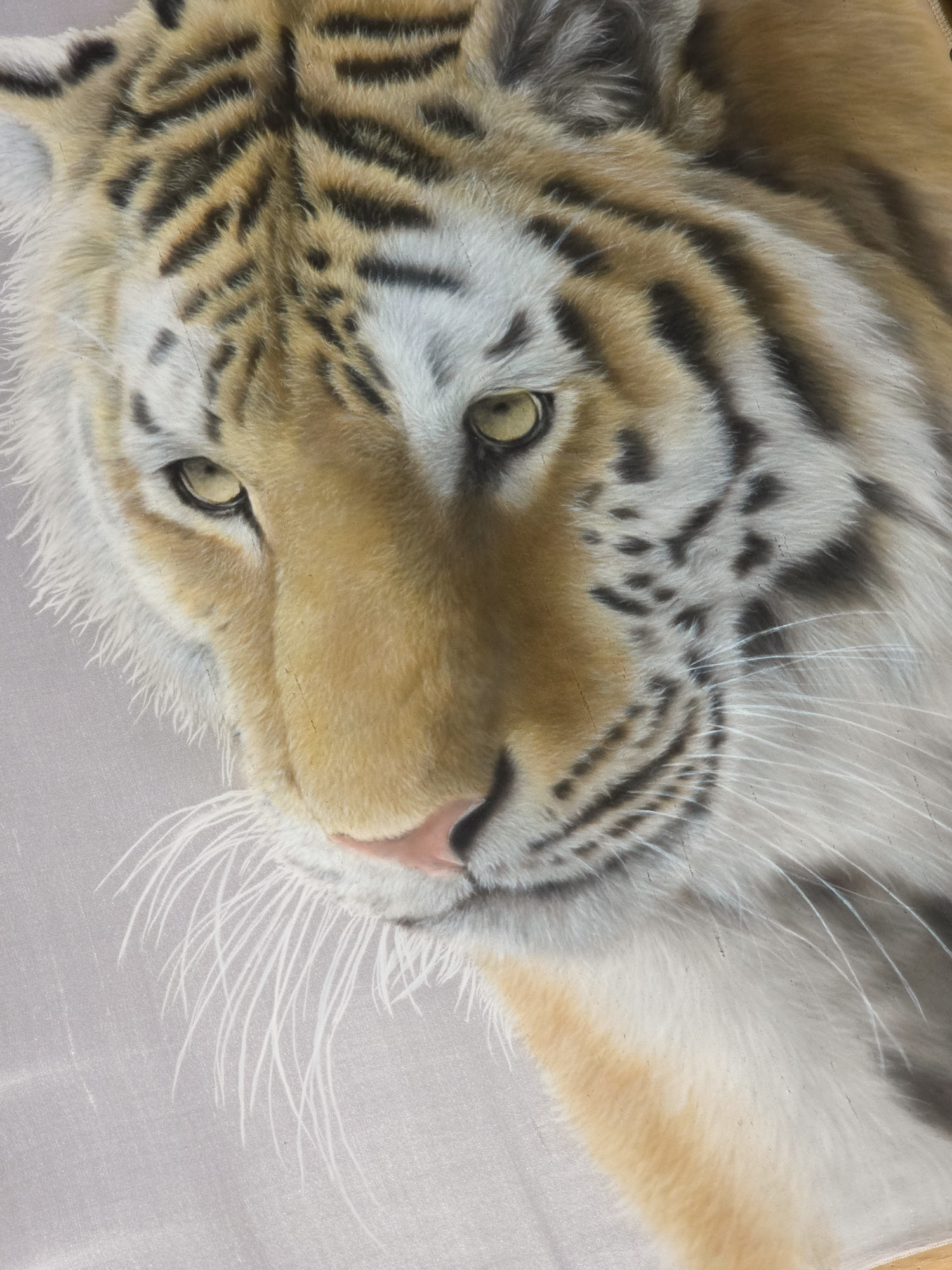 Silent Authority - Silk painting