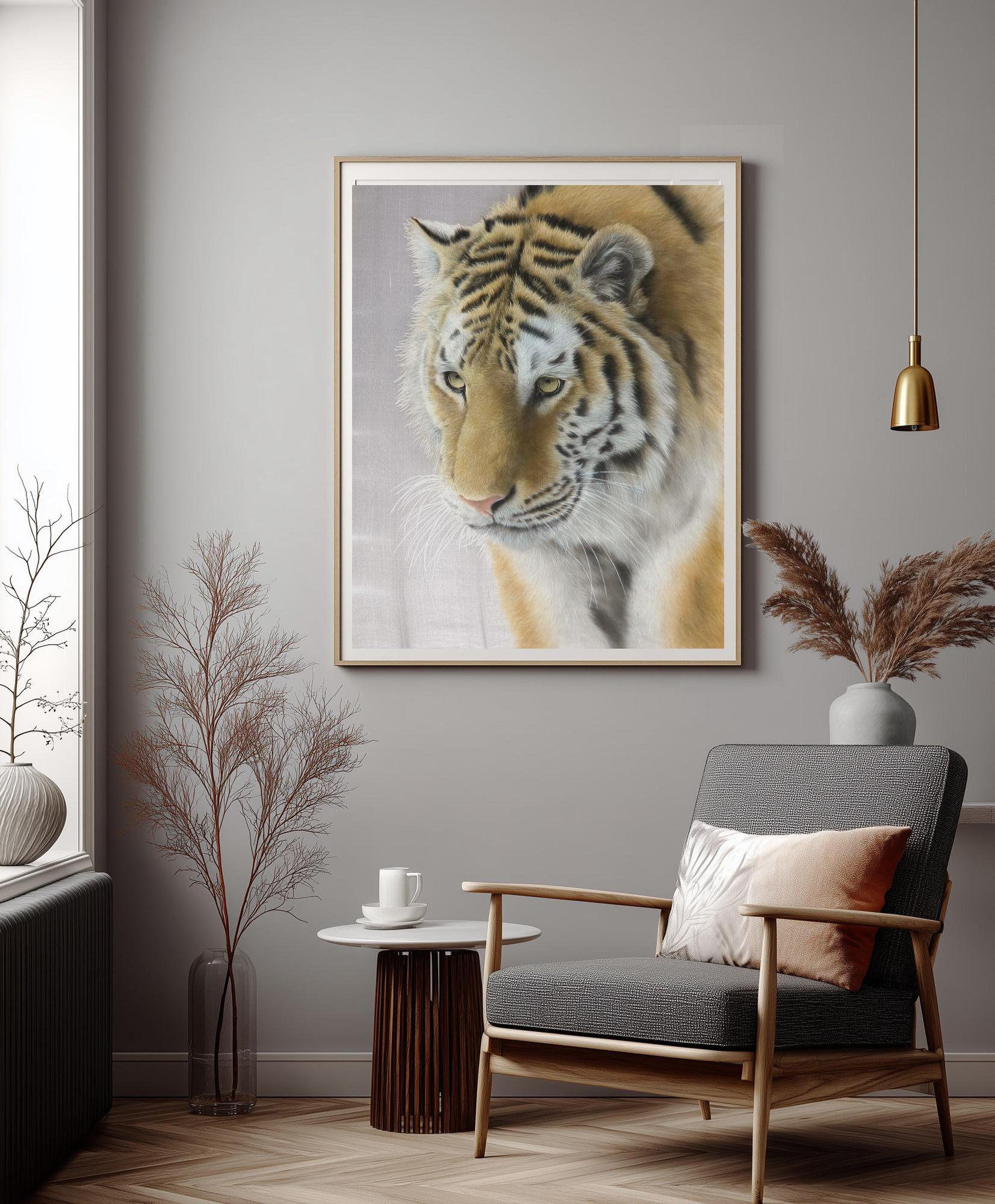 Silent Authority - Silk painting