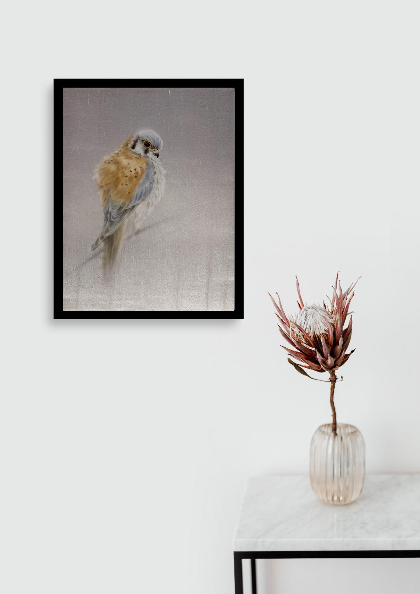 Silent Sentinel II - Silk painting