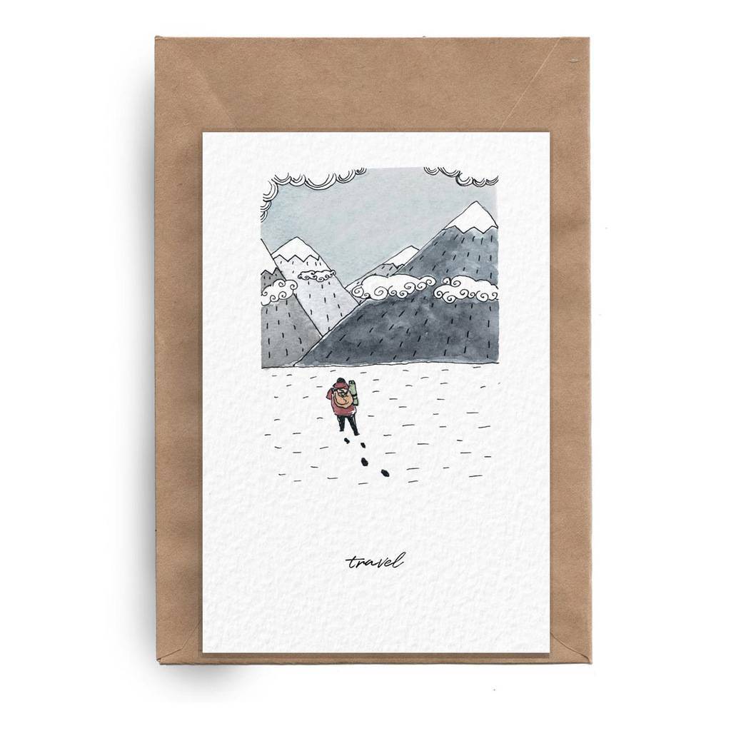 Postcard "Travel"