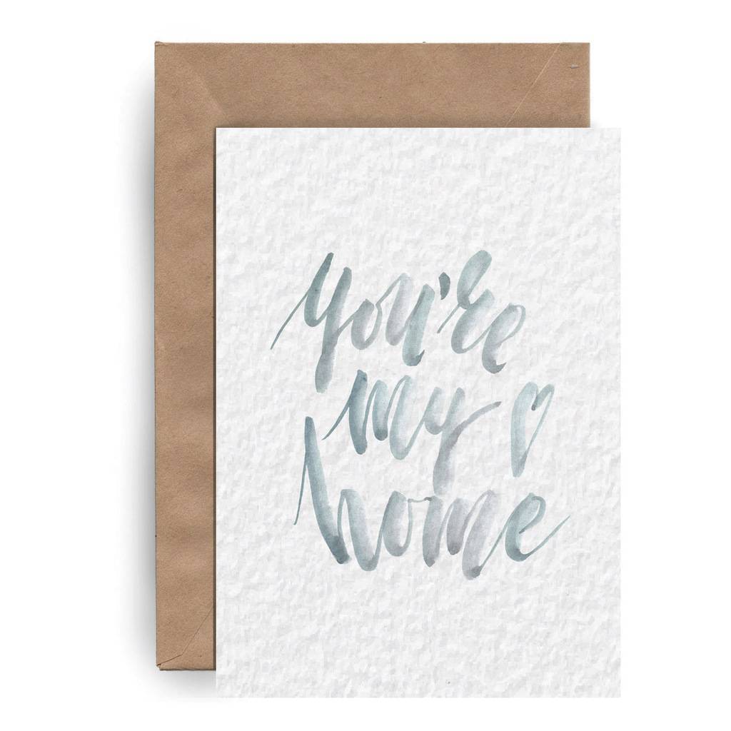 Postcard "You’re my home"