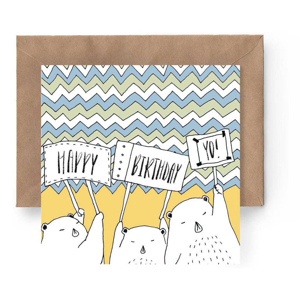 Postcard "Happy birthday"