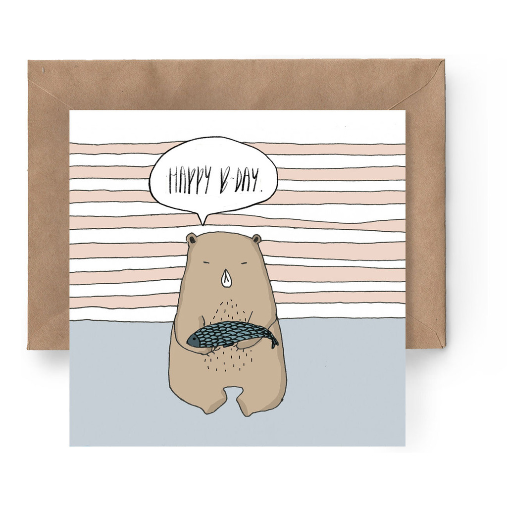 Postcard "Happy b-day"