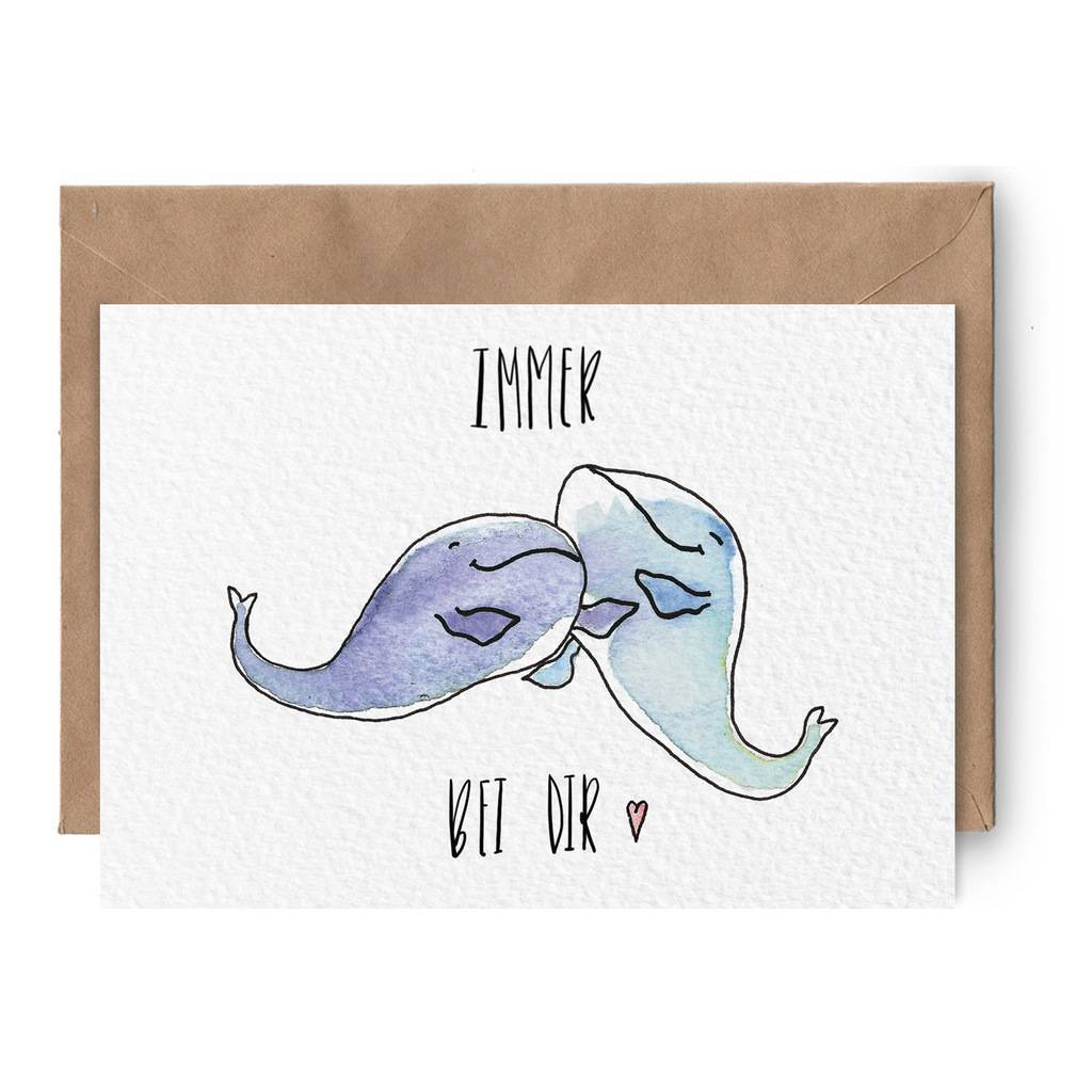Postcard "Immer bei dir"