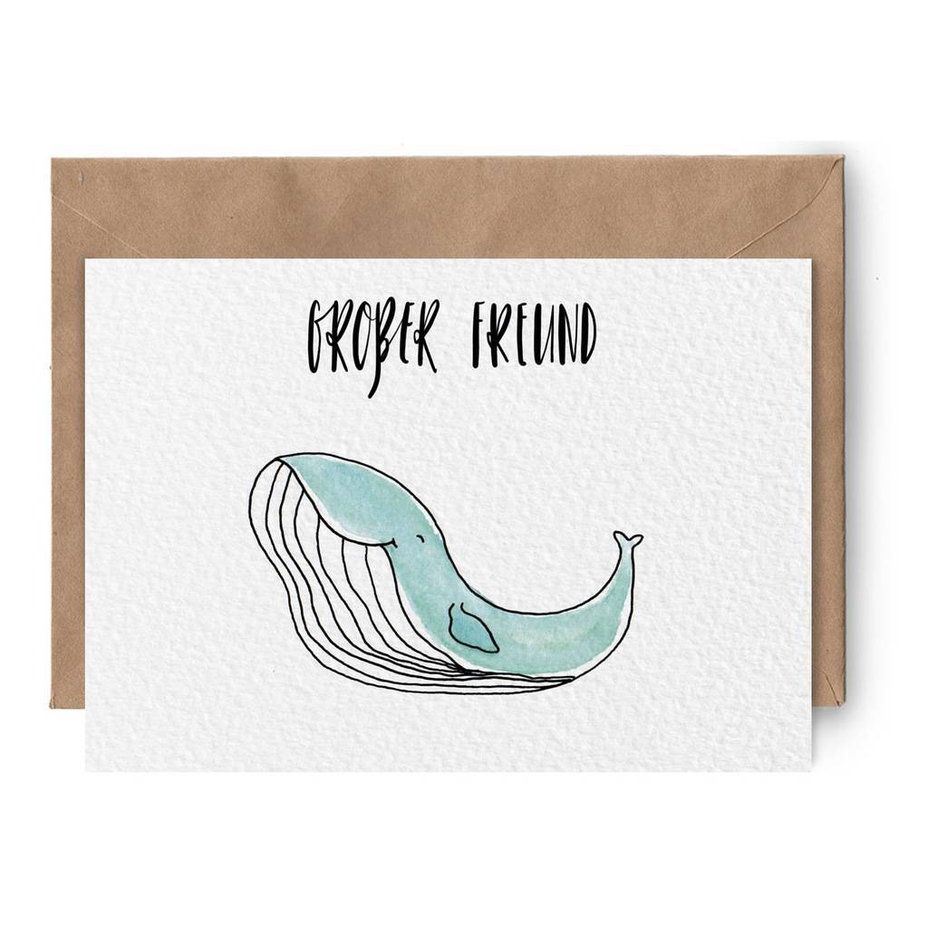 Postcard "Großer Freund"