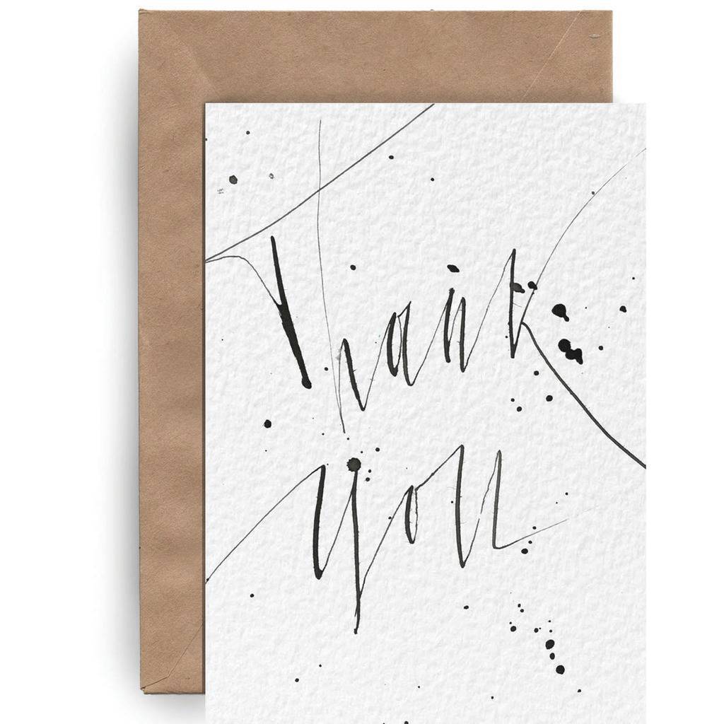 Postcard "Thank you"