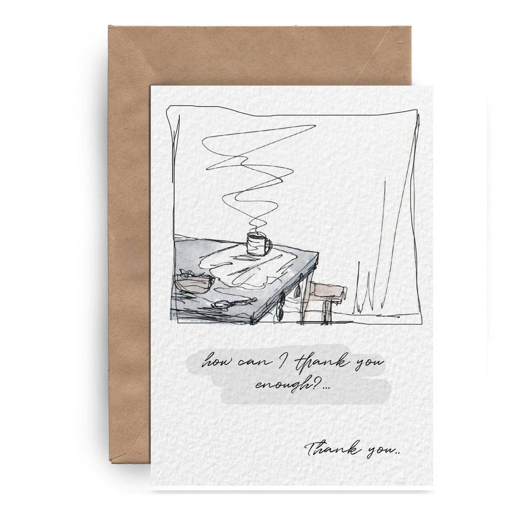 Postcard "Thank you.."