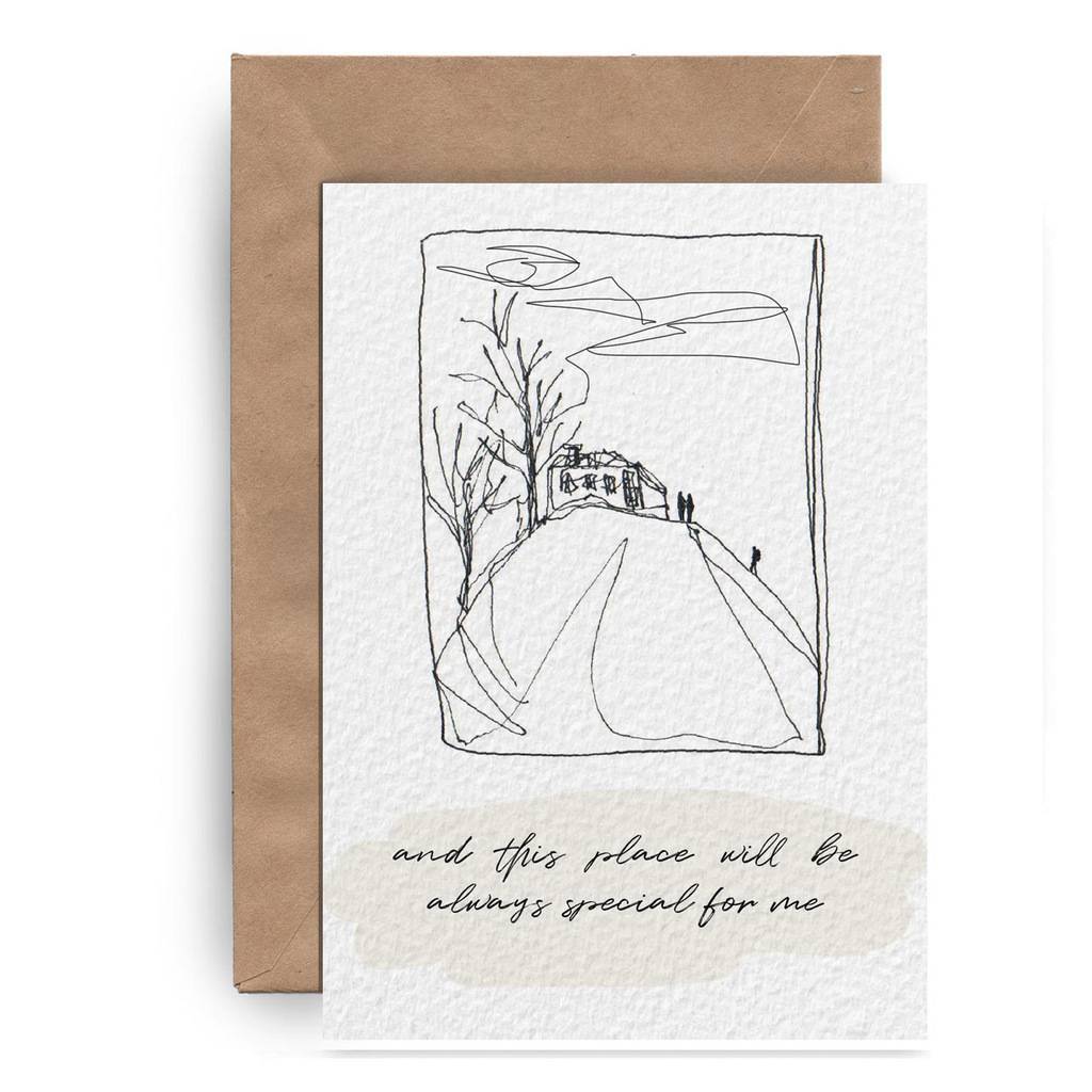Postcard "Special place"