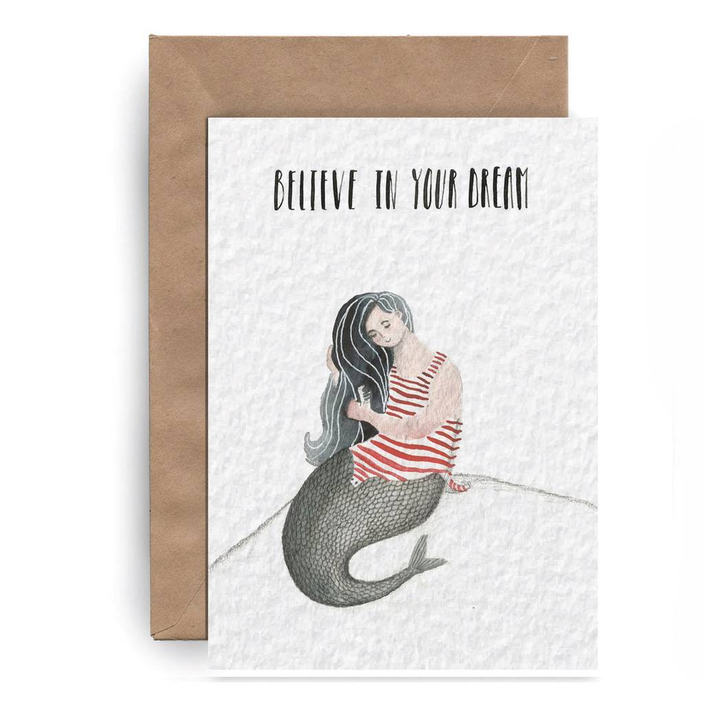 Postcard "Believe in your dream"