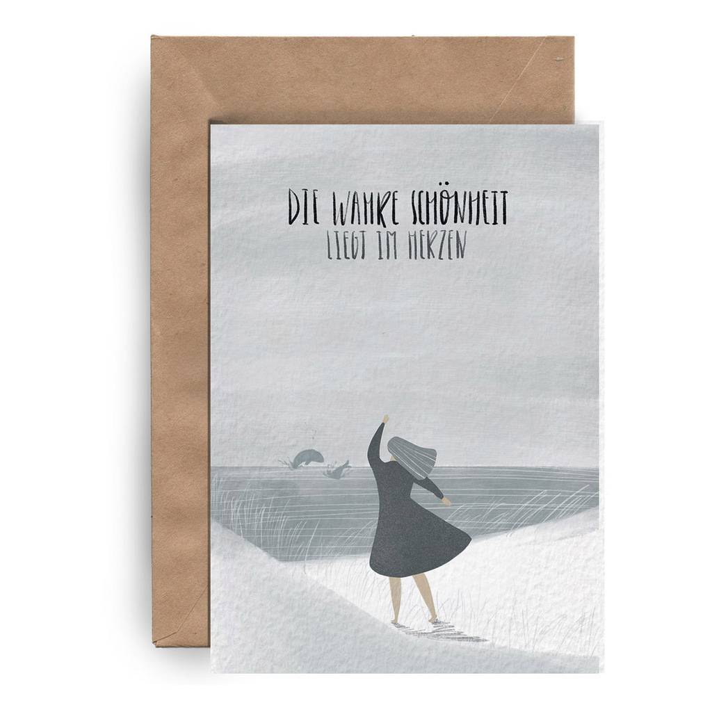 Postcard "Die Wahre Schönheit"