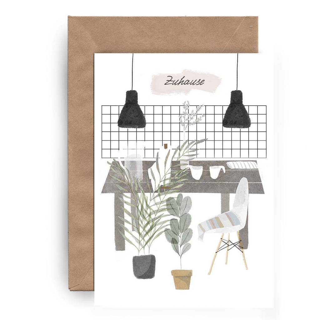 Postcard "Zuhause"