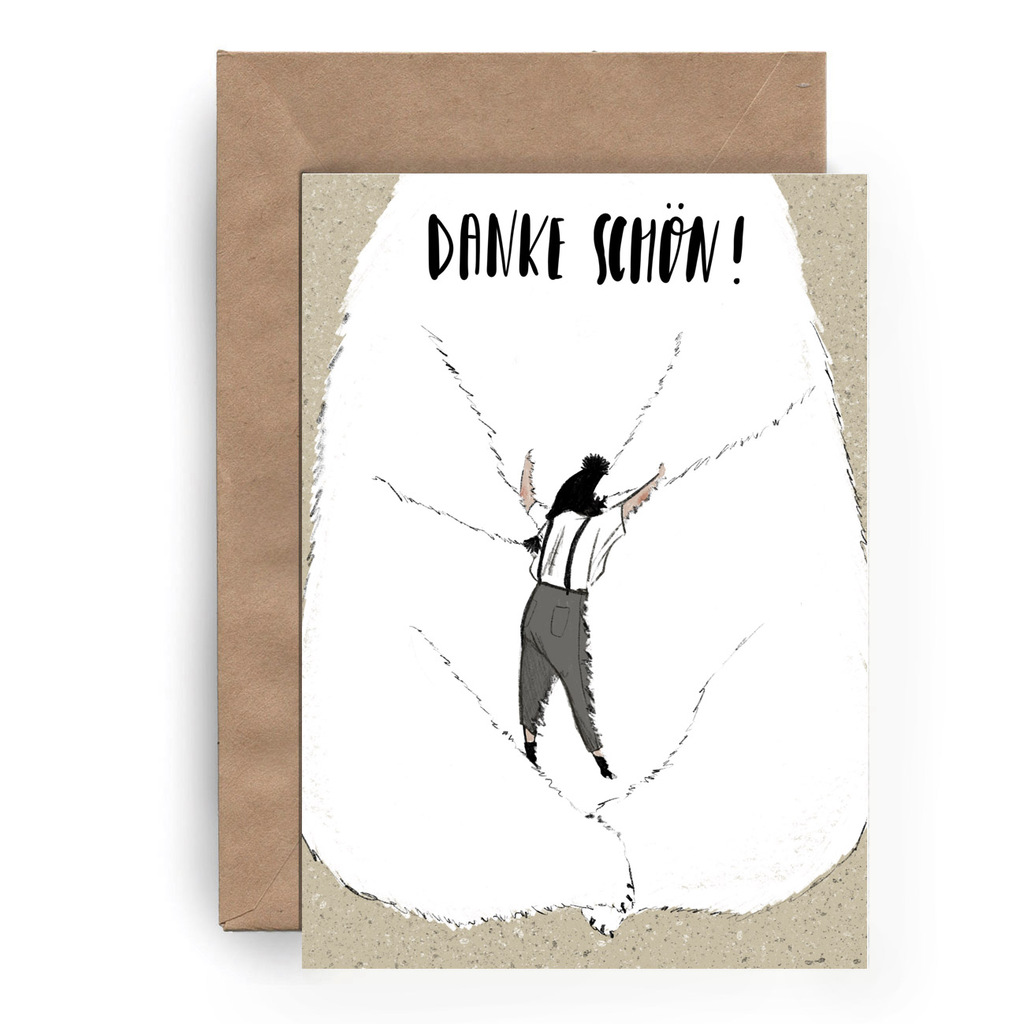 Postcard "Danke schoen"