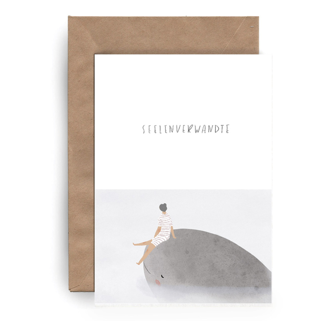 Postcard "Seelenverwandte"