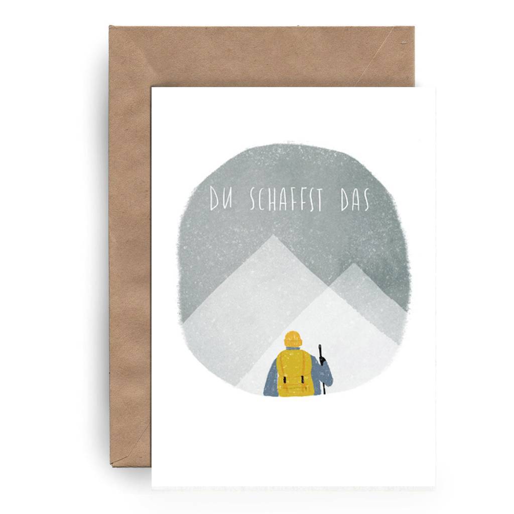 Postcard "Du schaffst das"