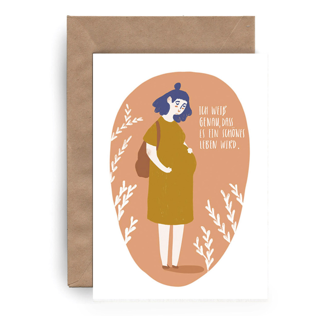 Postcard "ein schönes Leben!"