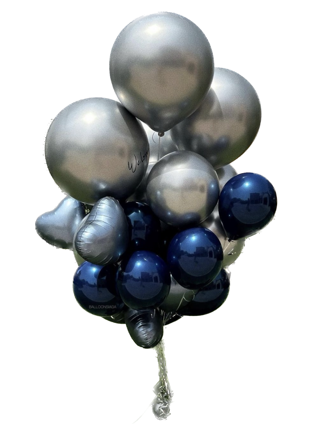 His favorite balloon bunch
