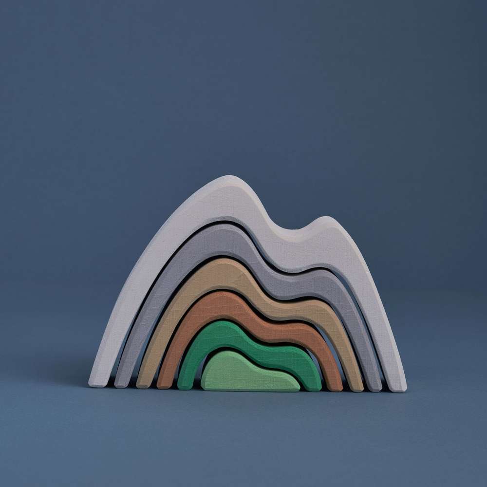 Mountains arch stacker