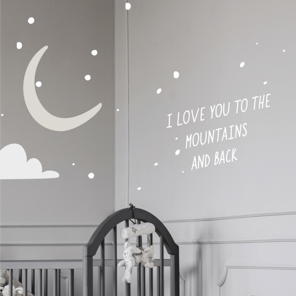 Wall Stickers Letters I love You - 4 colors
