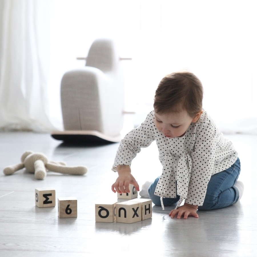 Alphabet blocks - 2 colors