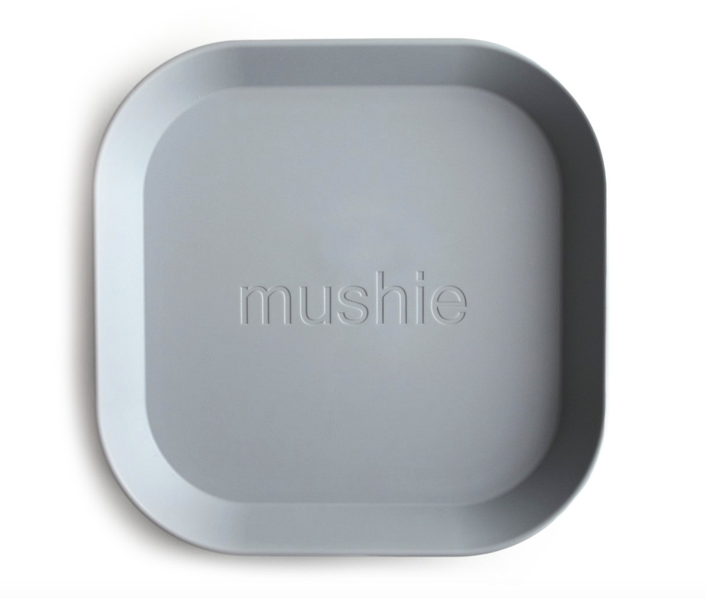 Square Dinnerware Plates Cloud, Set of 2