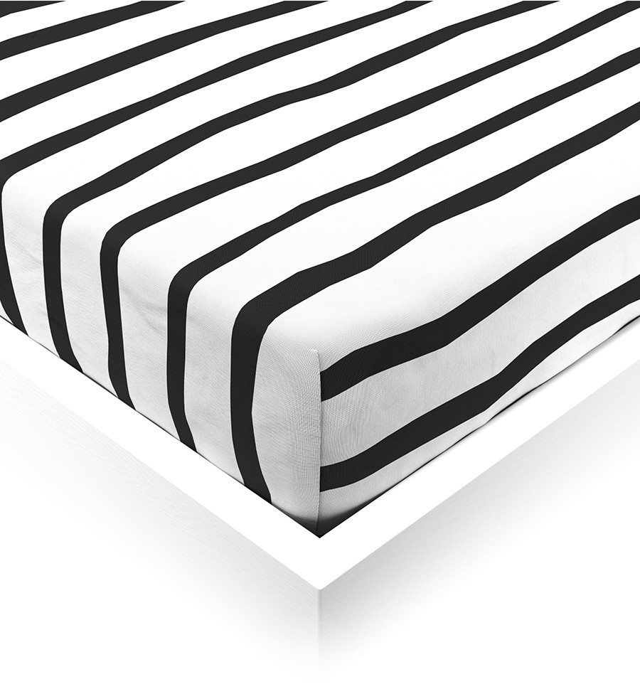 Fitted sheet for a junior bed Zebra