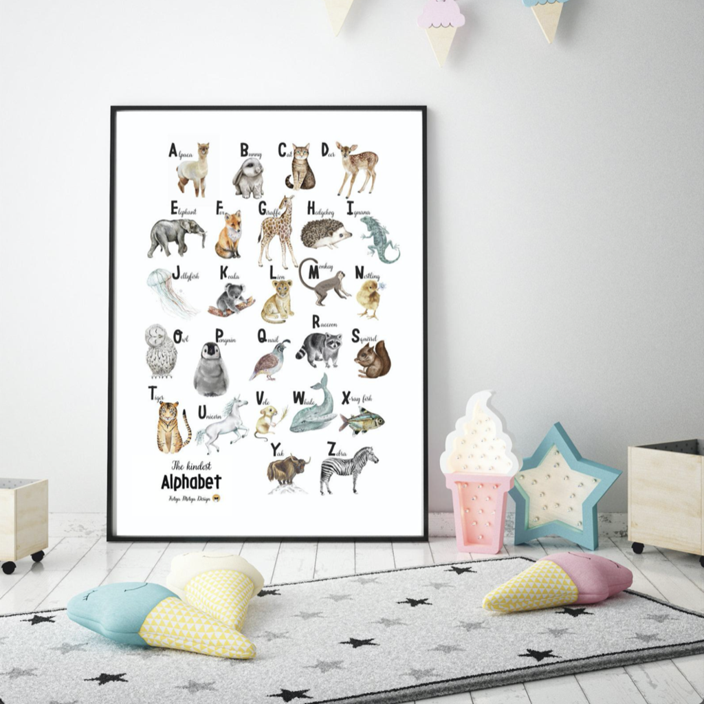 The kindest Alphabet Poster