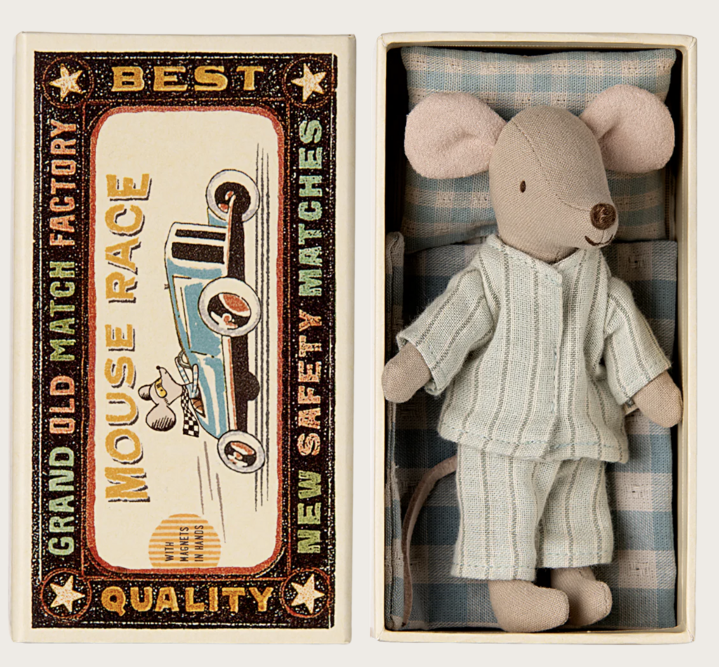 Big brother mouse in matchbox