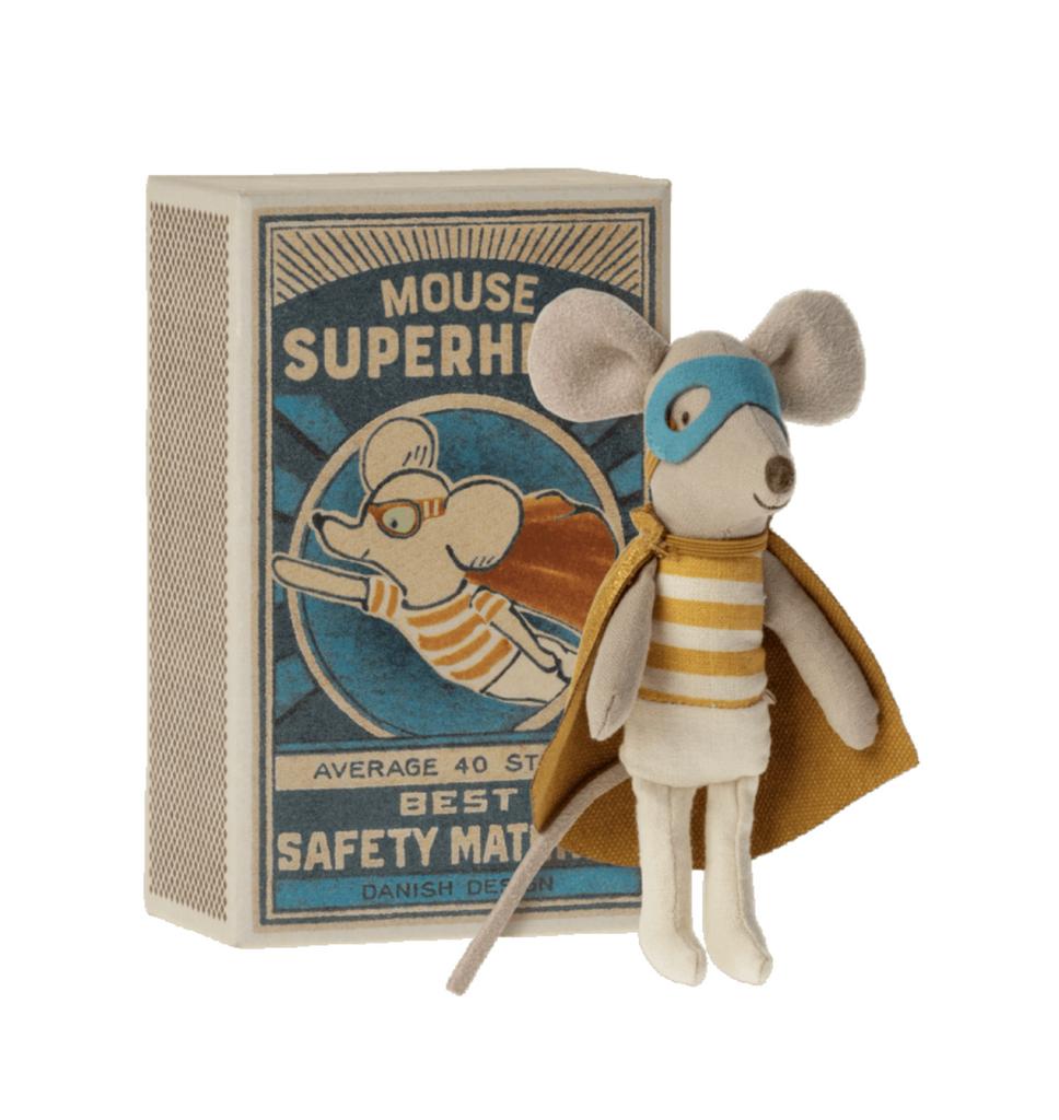 Little brother Superhero mouse