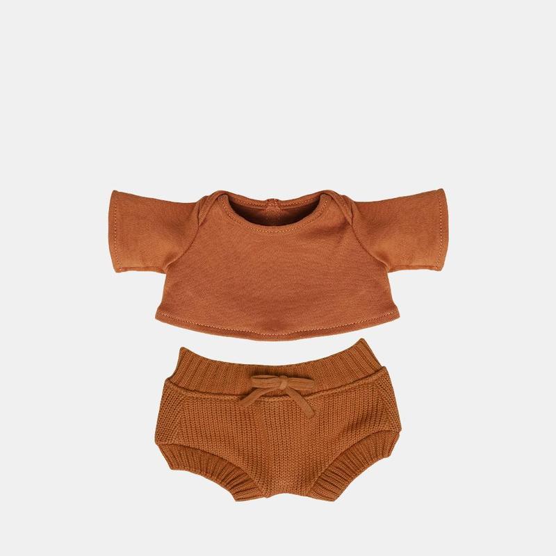 Dinkum Doll Snuggly Set - Toffee