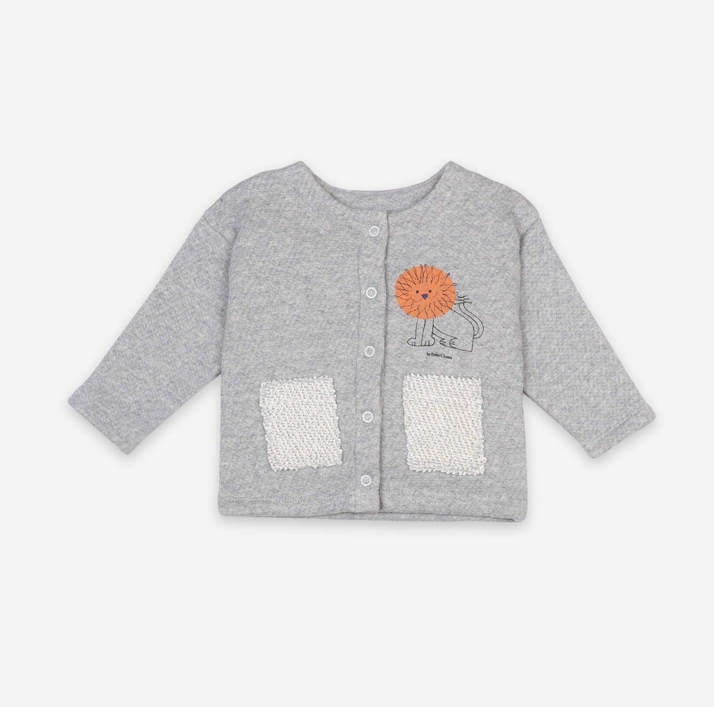 Sweatshirt Buttoned Pet A Lion