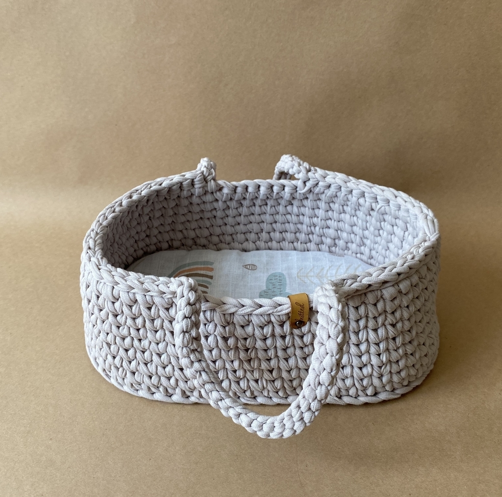 Knitted Doll Basket Medium
