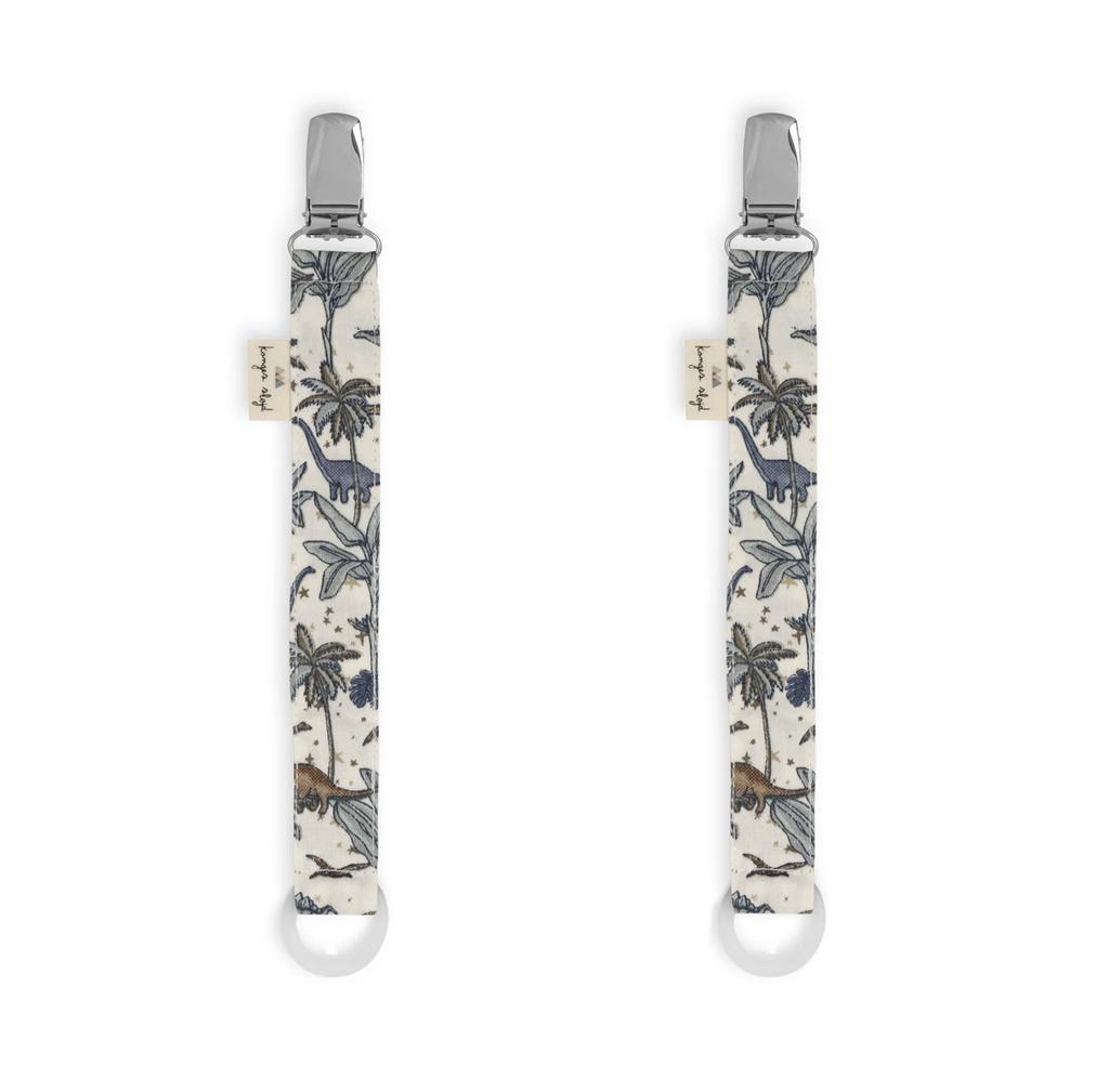 Two pack Pacifier Clip - Strap - Dino