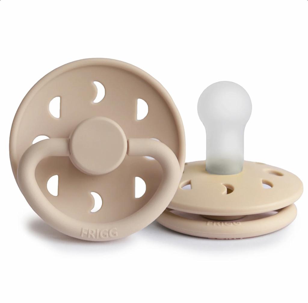 FRIGG Moon Phase Natural Rubber Baby Pacifier (Croissant) Size 2