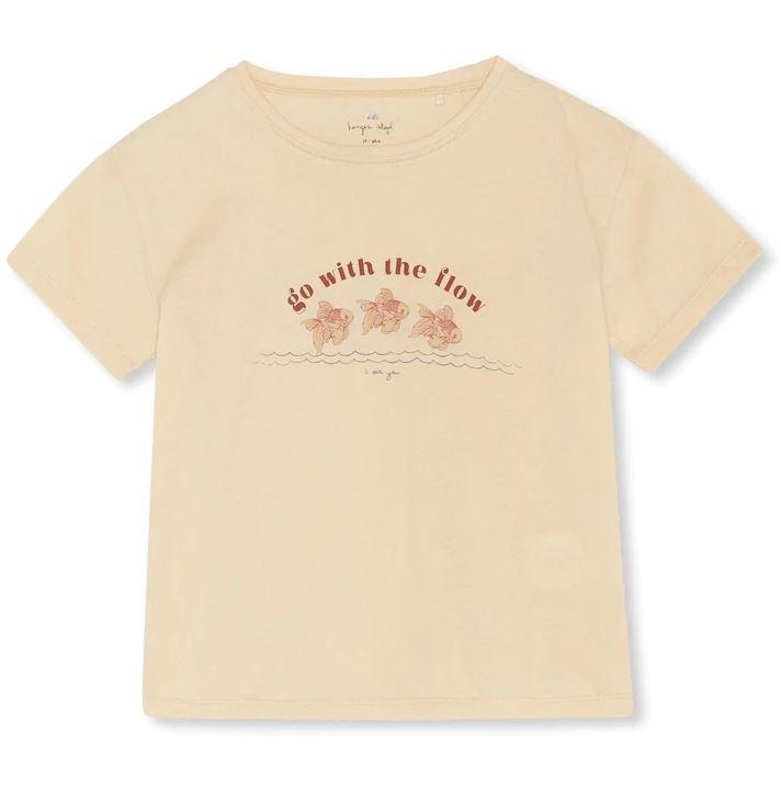 T-shirt Short Sleeve Famo Tee - Marzipan